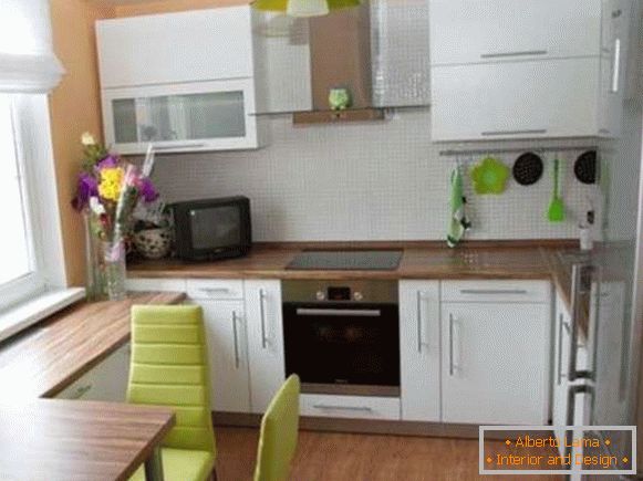 moderna interijer male kuhinje, fotografija 9