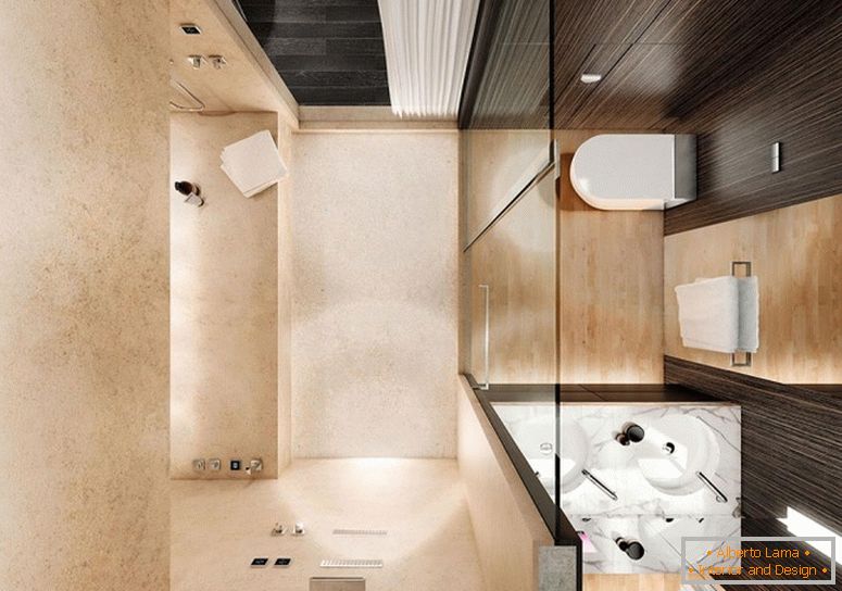Moderan dizajn interijera male kupaonice