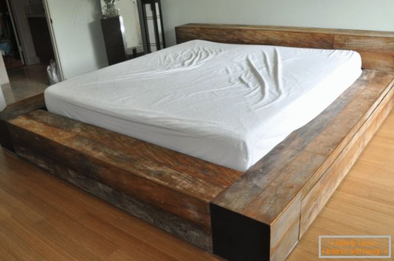 minimalistički-iskrčeno-drvo-kralj-platforma-krevet-okvir-low-profile-stil