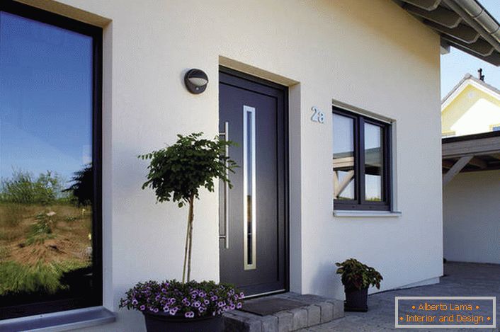 Ulazna metalna vrata u secesijskom stilu za privatnu kuću su funkcionalna i estetski atraktivna rješenja.