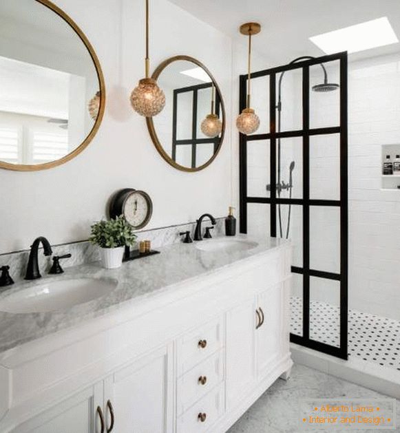 Elegantan dizajn kupaonice s staklenim tuševima