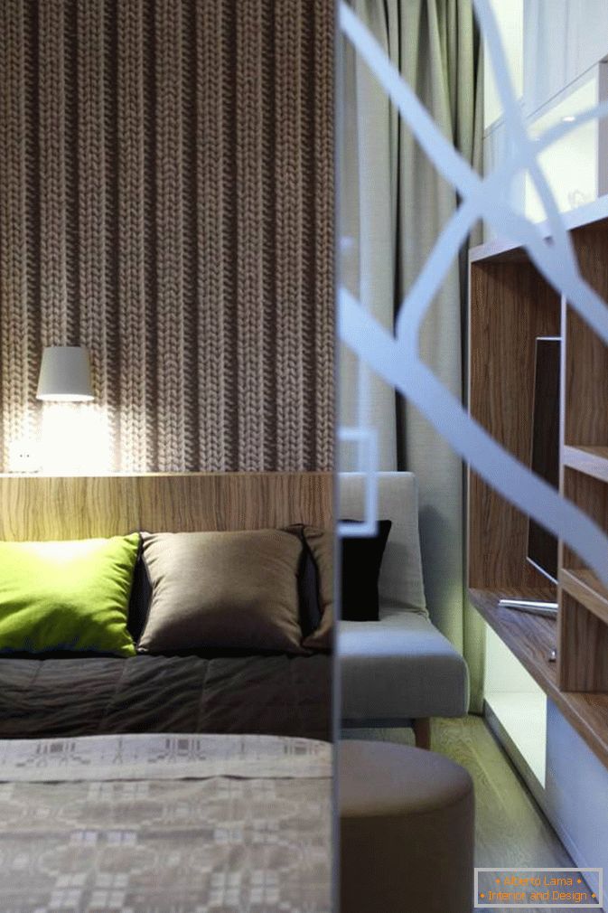 Dizajn interijera elegantnog jednosobnog apartmana