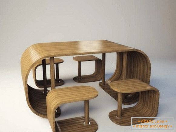Kreativni stol iz šperploča, slika 9