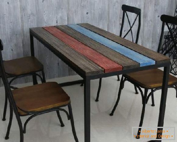 stolovi u stilu, fotografija 11