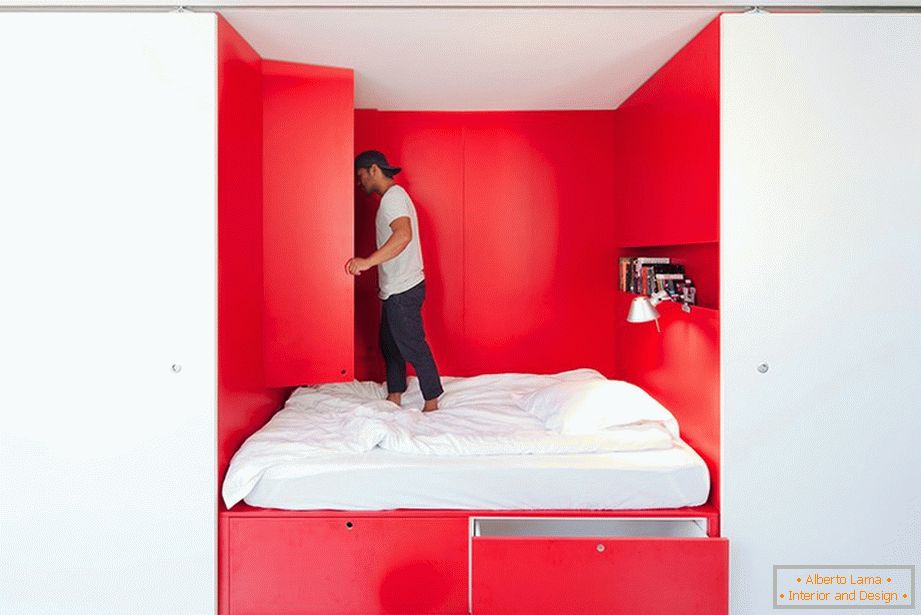 Jedinstvena spavaća soba za autorov projekt