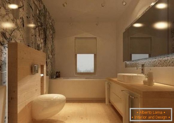 kupaonica u dizajnu privatne kuće, fotografija 28