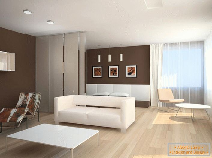 Stil minimalizma je idealan, ako se radi o uređenju interijera malog stana. 