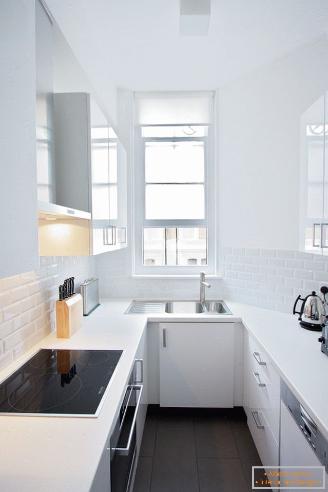 Povećajte prostor kuhinje u stilu minimalizma