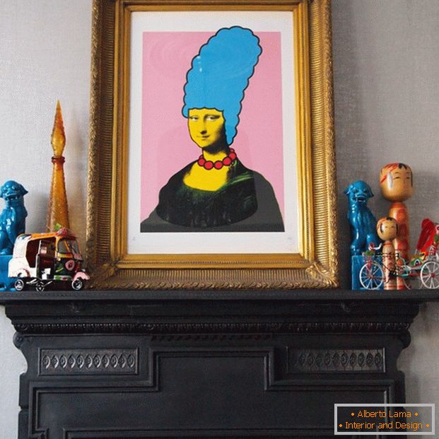 Slika: Mona Lisa i Marge Simpson, dva u jednom.