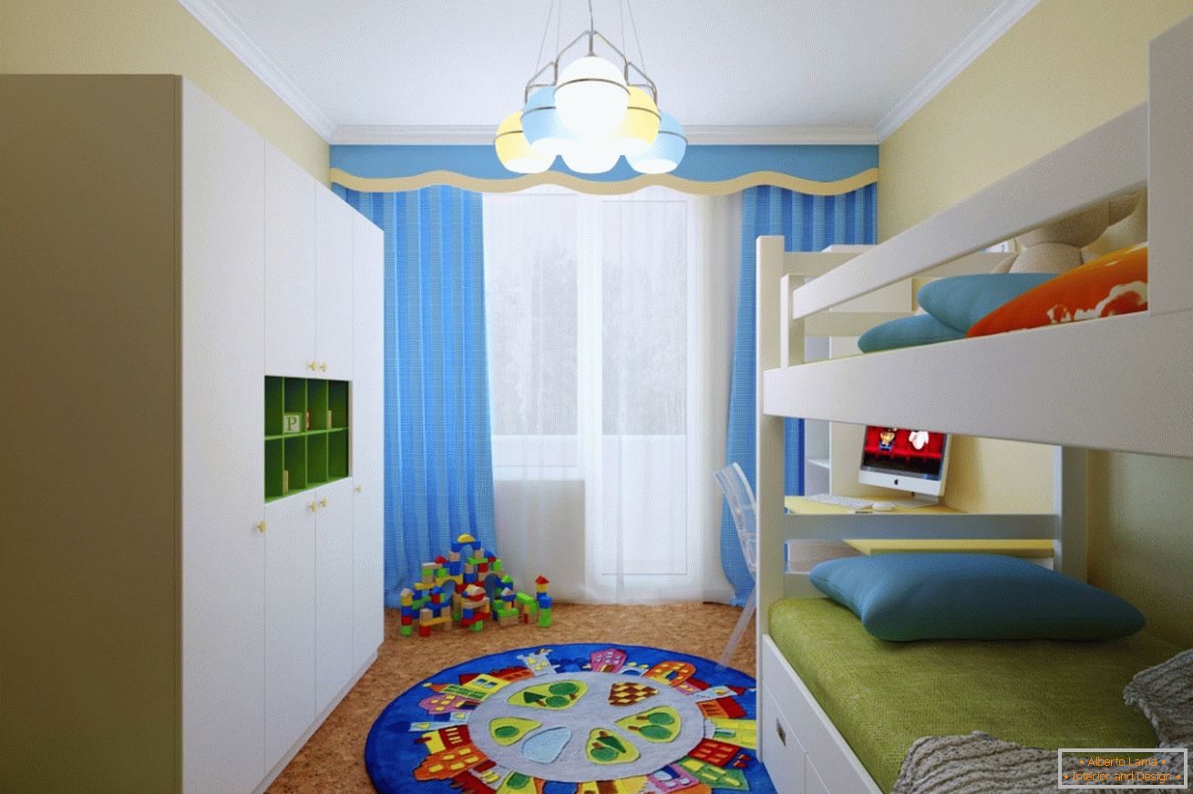 Dizajn dječje sobe za dvoje djece