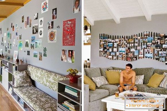 Kako možete ukrasiti zid u sobi sa svojim fotografijama