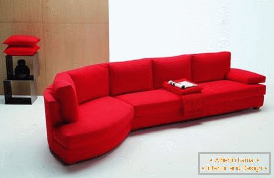 crveno-modularni kauč