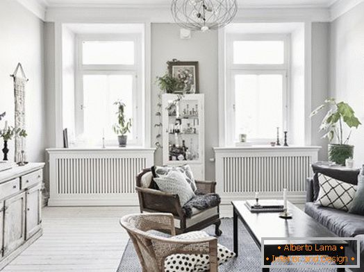 Klasičan dizajn apartmana u skandinavskom stilu