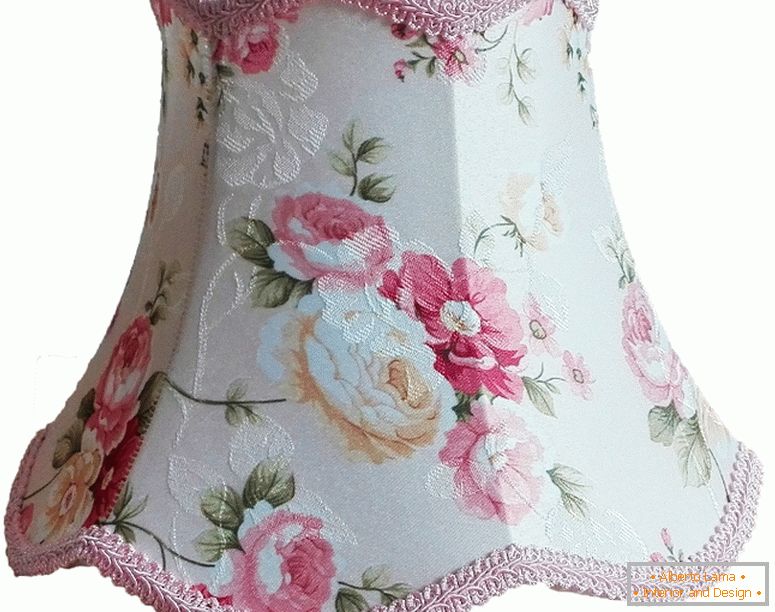 Jednostavna ružičasta-čipke stol svjetiljka-hlad-cvijet-uzorak tkanine, dekorativne-E27-stol-lampa-hlad