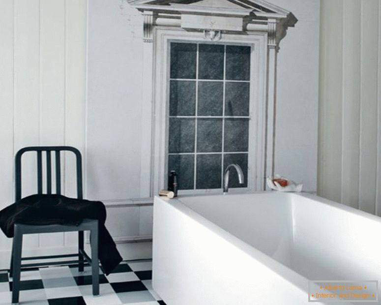 black-and-white-traditional-interior-kupkaroom-design-white-corian-square-kupkatub-black-and-white-floor-tile-vintage-plastic-stool-white-wood-frame-window-black-and-white-kupkaroom-ideas-interior-kupka