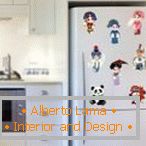 Crtani likovi na hladnjaku