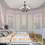 Moderni dekor spavaće sobe u stilu Provence