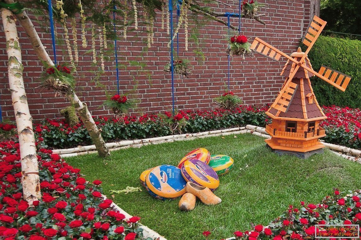 Dekorativni mlin u nizozemskom stilu