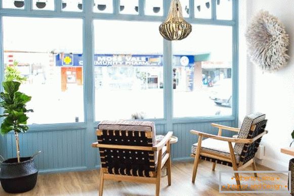 Dizajn kafića u rustikalnom stilu - Highland Merchant na fotografiji
