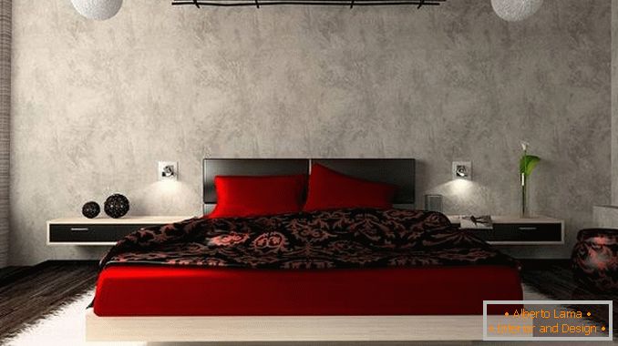 crvena spavaća soba, slika 10