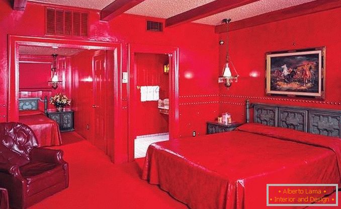 crvena spavaća soba, slika 28