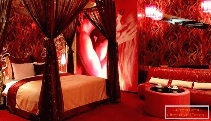 crvena spavaća soba, slika 29