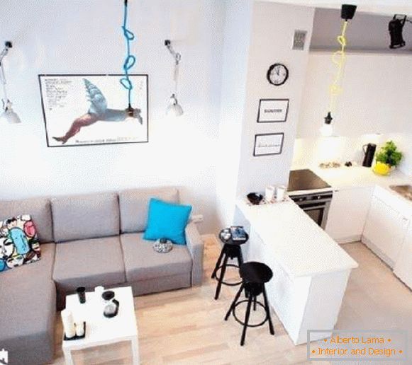 kuhinjski dizajn 12 m² sa kaučem, slika 3