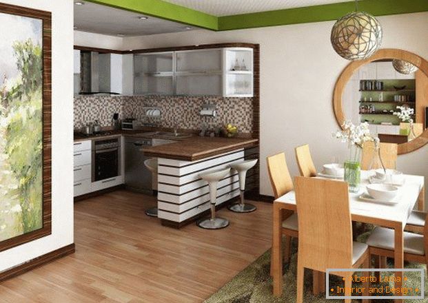 kuhinjski dizajn kuhinje u privatnoj kućiфото