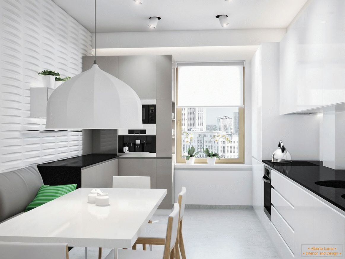 Svjetla kuhinja u minimalističkom stilu