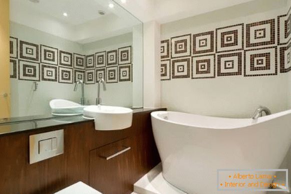 Dizajn kombinirane kupaonice u stilu luksuza