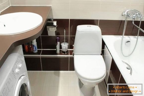 Dizajn kombinirane kupaonice s perilicom rublja