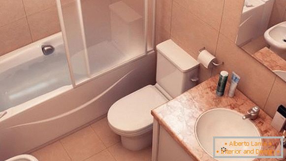 dizajn kupaonice u malim apartmanima