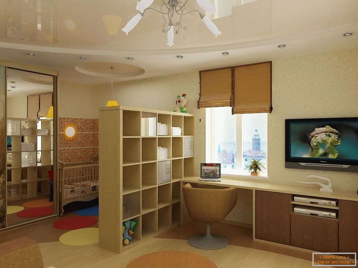 Dizajn soba za mlade roditelje s djetetom