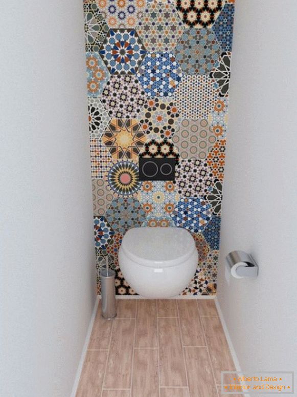 Pločica u maloj sobi za dizajn WC-a 20