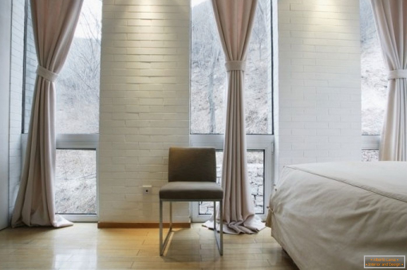Dizajn spavaćih soba u bijelim bojama
