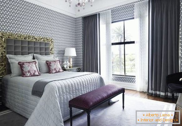 Dizajnirati pozadinu za spavaću sobu u stilu luksuza