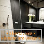 Dizajn kupaonice u crnoj boji