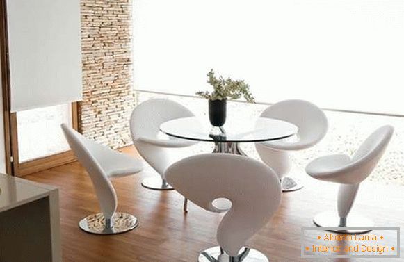 dizajn stolovi i stolice za kuhinju, fotografija 11