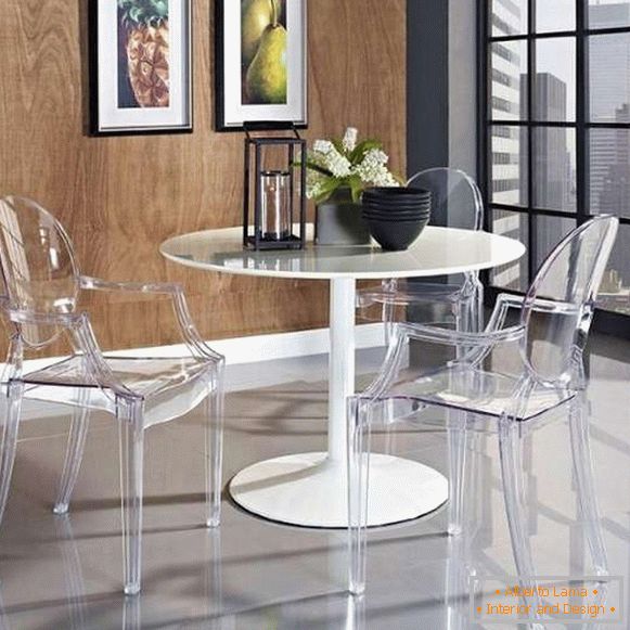 prozirne dizajnerske stolice, fotografija 30