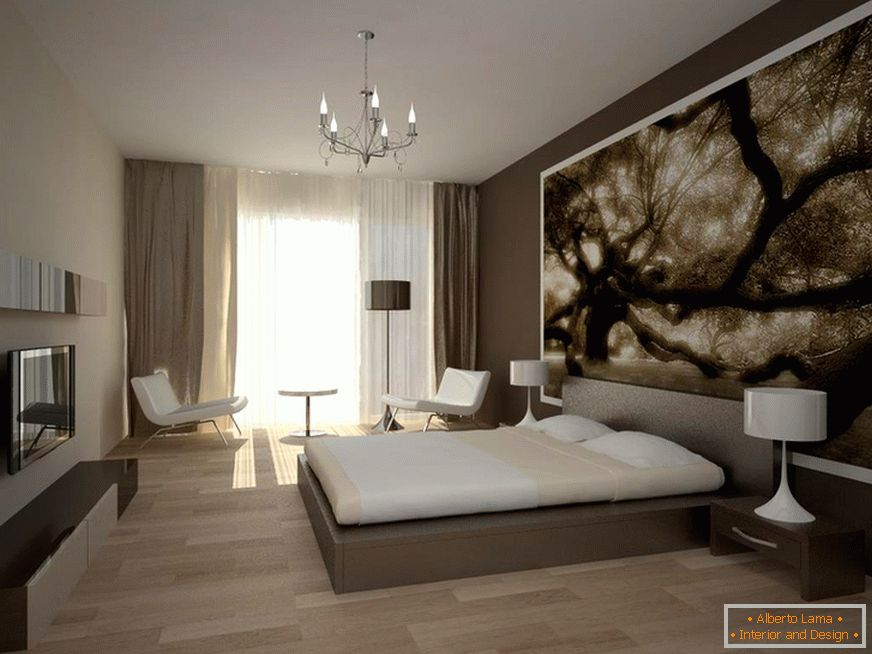 Stil minimalizma idealan je za organiziranje interijera malih spavaćih soba.