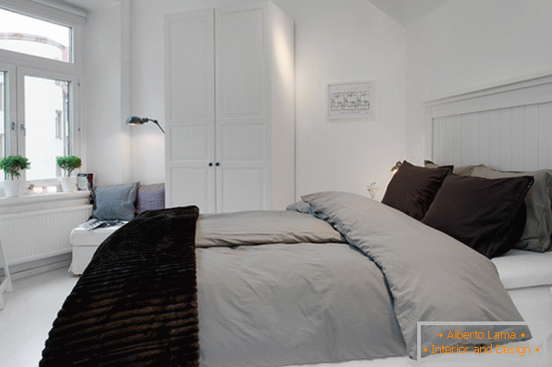 Spavaća soba u skandinavskom stilu u Göteborgu