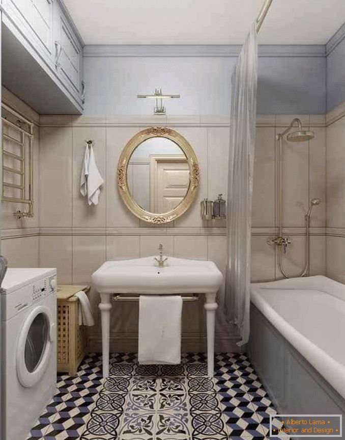 Kupaonica dizajn u kombinaciji s kupaonicom