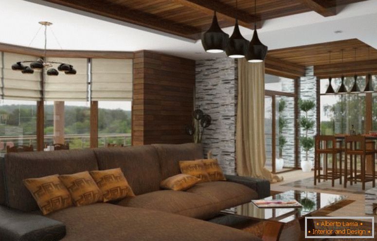 Interijer u stilu chalet - 77 fotografija najboljih