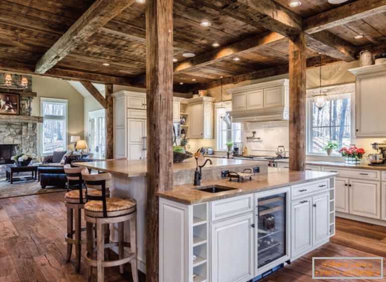 Interijer u stilu chalet - 77 fotografija najboljih