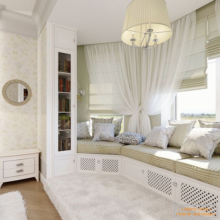 Sobno bijela spavaća soba