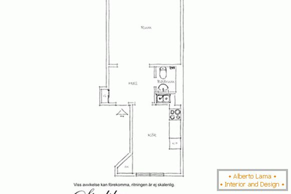 Plan apartmana malih dimenzija