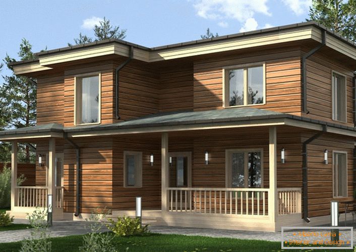 Lakonski dizajn modularnog doma čini ga ne samo atraktivnim nego i funkcionalnim.