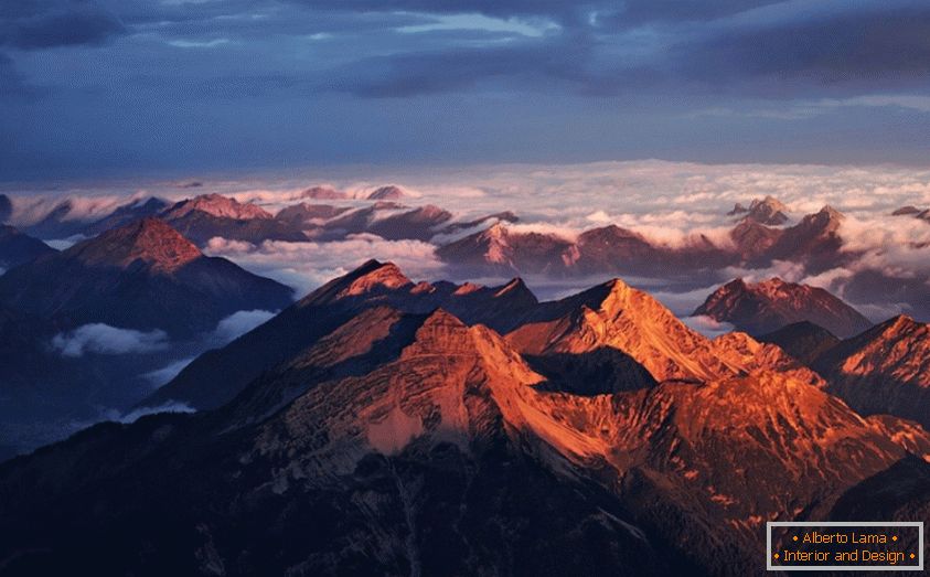 Alpine planine u oblaku