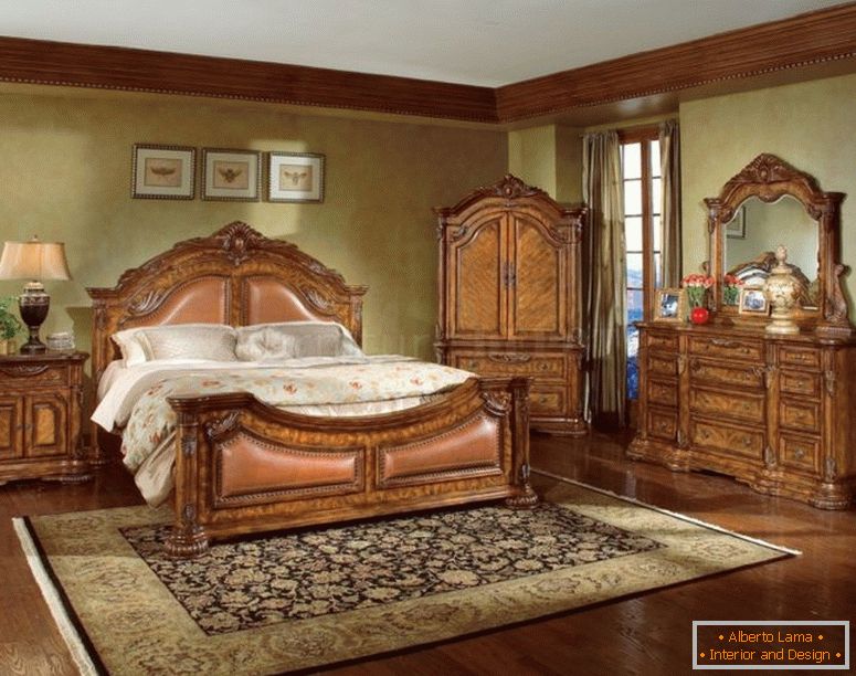 atraktivan-design-ideje-za-tradicionalni-spavaća soba-dekor-s-najbolji-krevet-u-velika-ormar-blizini-pra-skladištenje-blizu-lijepo-zid na drvenom katu