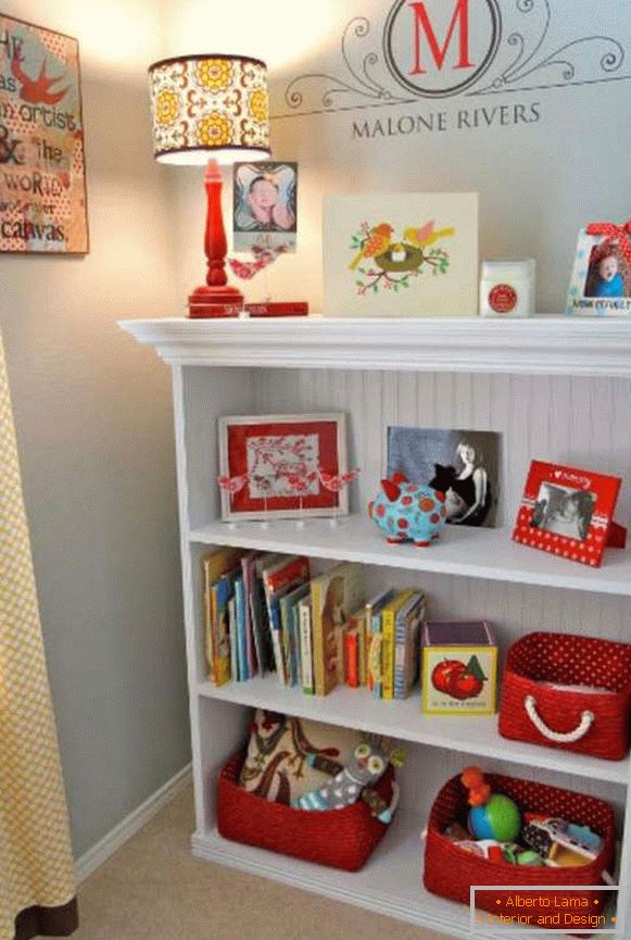 police za knjige u dječju sobu, slika 26